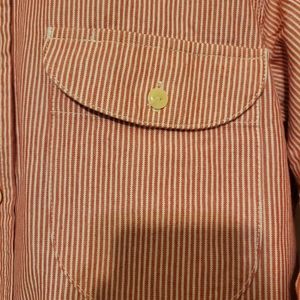 Taylor Stitch Railroad Stripe Shirt NWOT 42